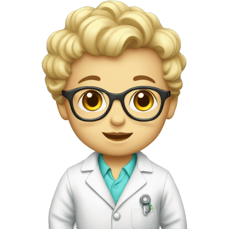 a baby scientist emoji