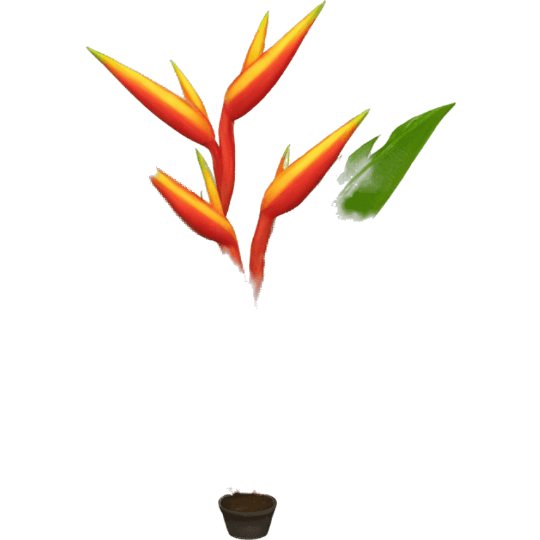 Heliconia plant emoji