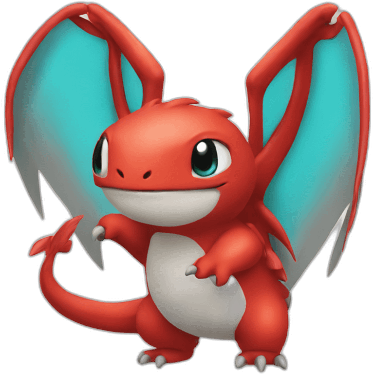 red Drangonair the pokemon with wings emoji