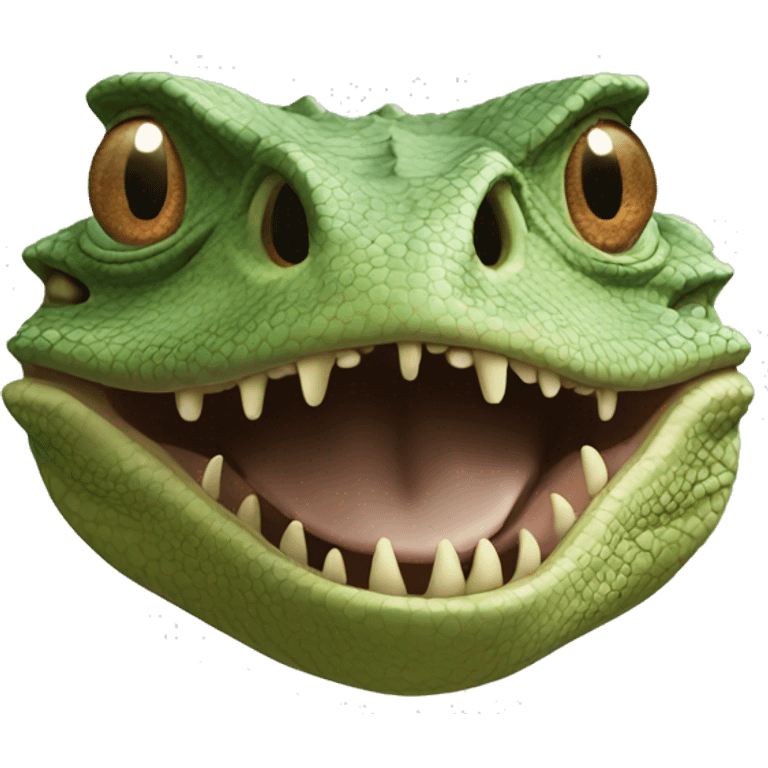 Tuatara Lizard Face emoji