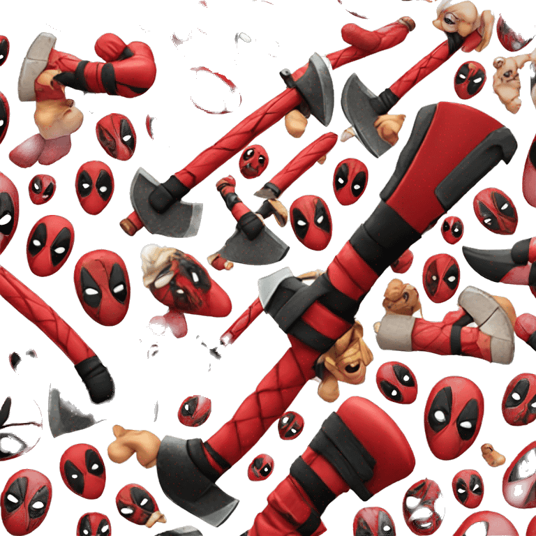 Deadpool axes emoji