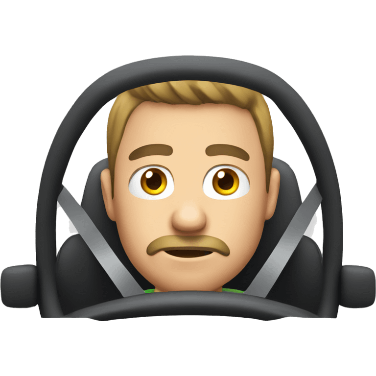 Focused driving emoji