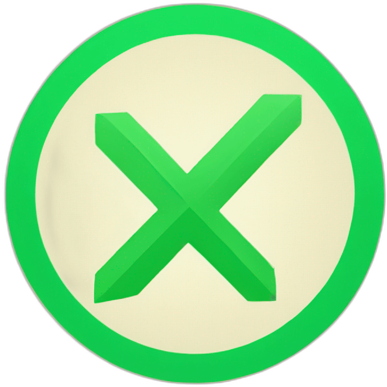 a green checkbox emoji