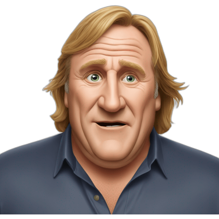 gerard depardieu eat saucisson emoji