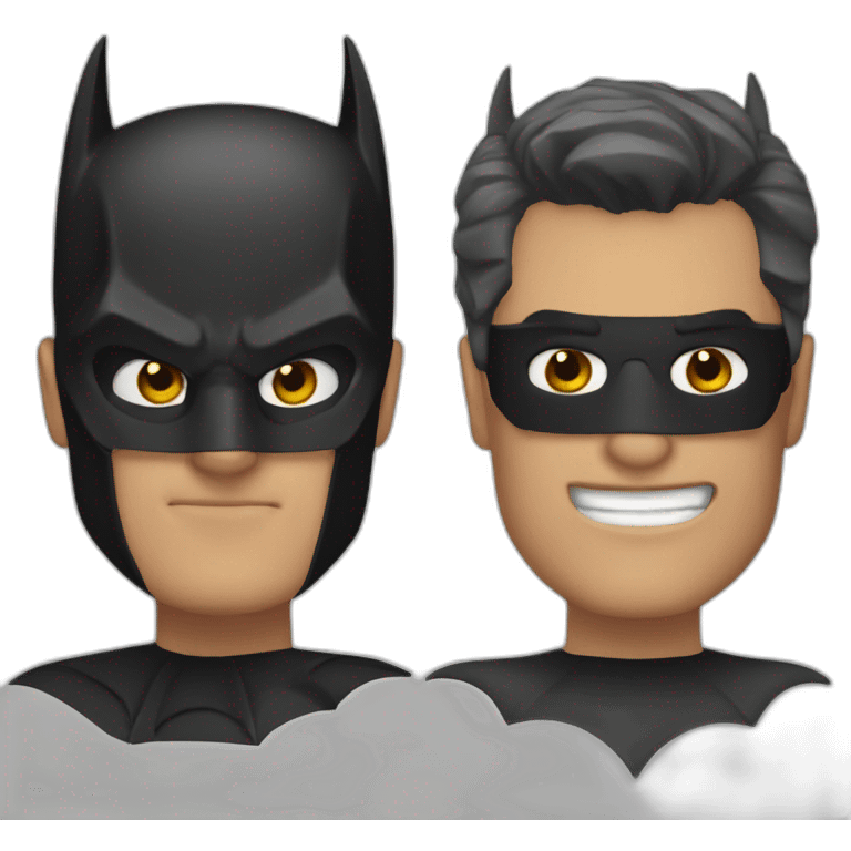 Bat man emoji