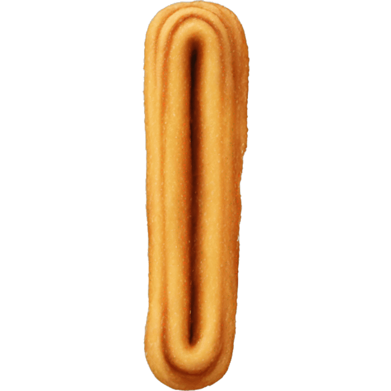 Churro with chocolate  emoji