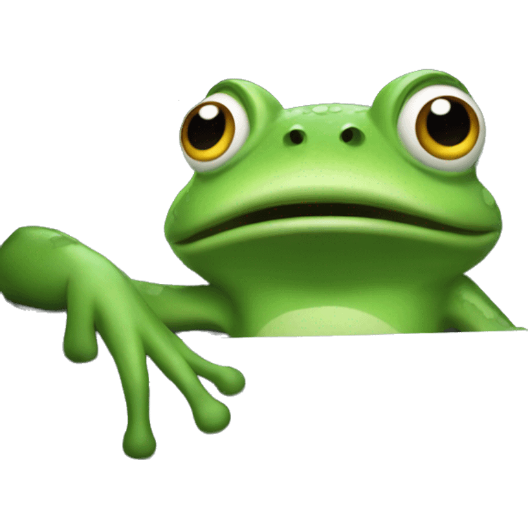 Frog in the car  emoji