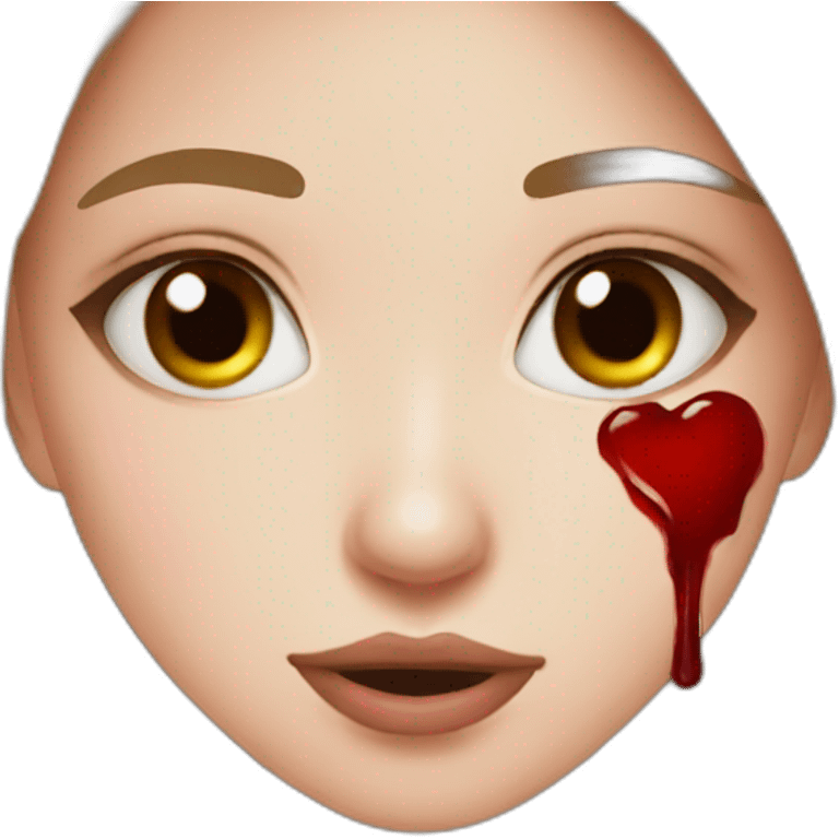 Nose bleed lover girl emoji