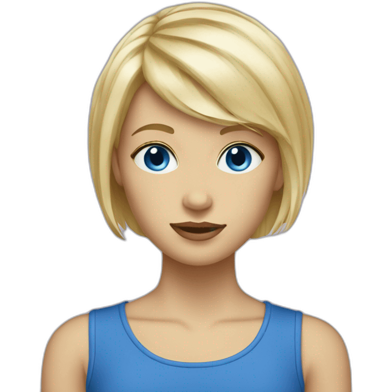 blond-girl-short-hair-and-curtain-fringe-with-blue-eyes emoji