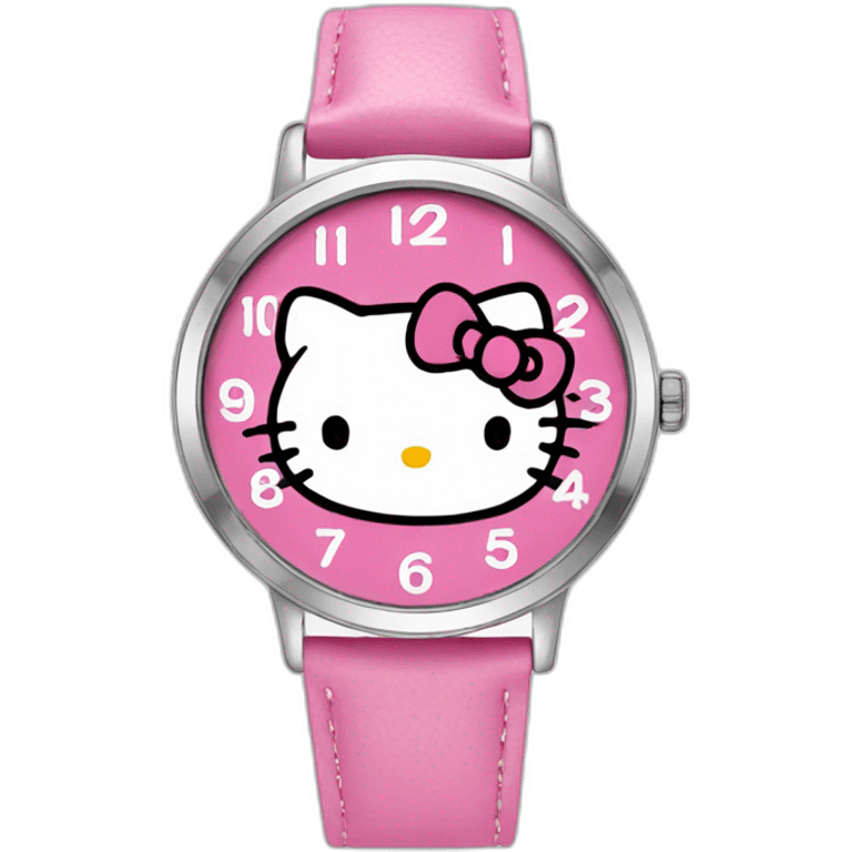 hello kitty watch emoji