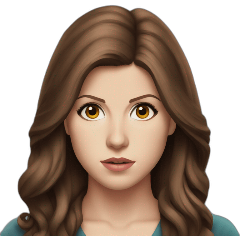 anna kendrick serious emoji