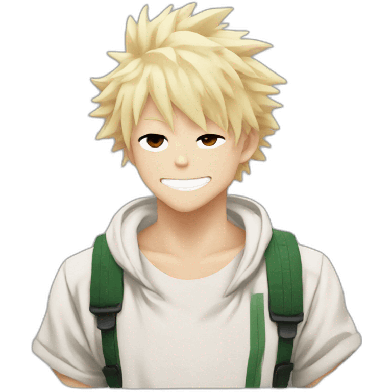 Bakugo my hero academia neutral emoji