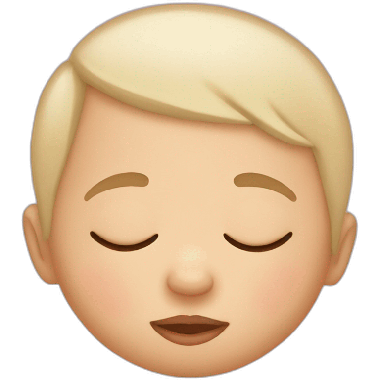 Sleeping baby emoji