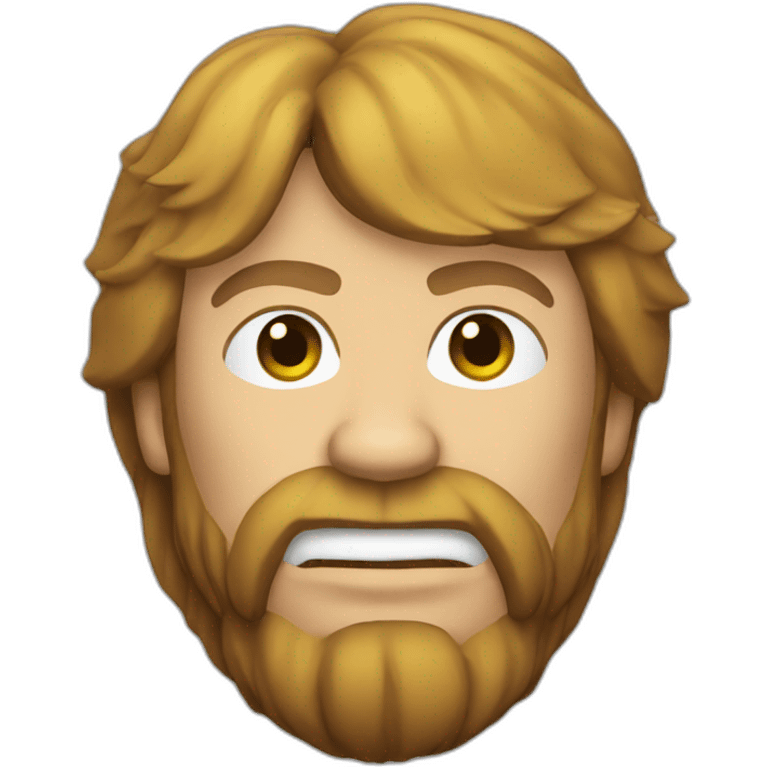 Chuck norris head in a lion emoji