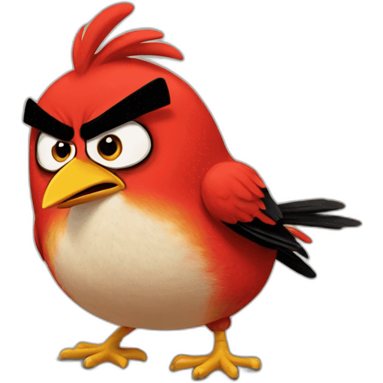 angry bird emoji