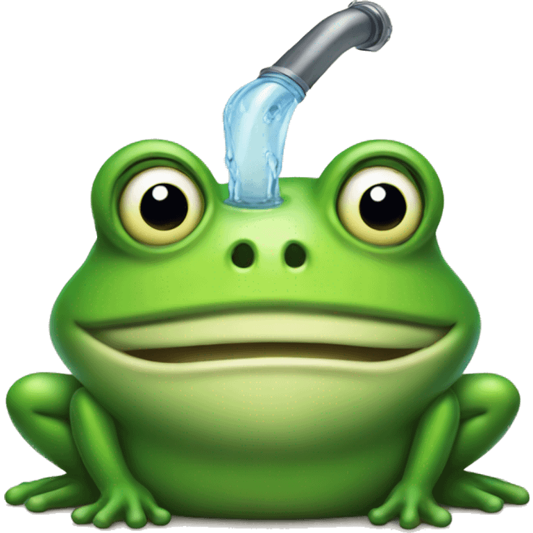 Frog pump emoji