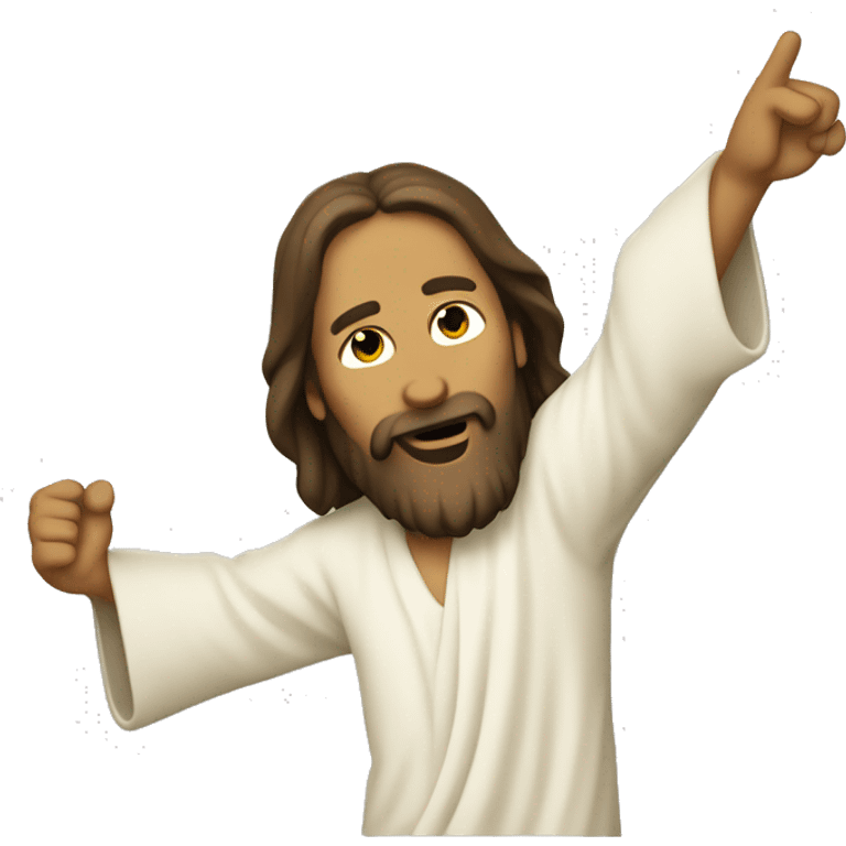 Jesus dabbing  emoji