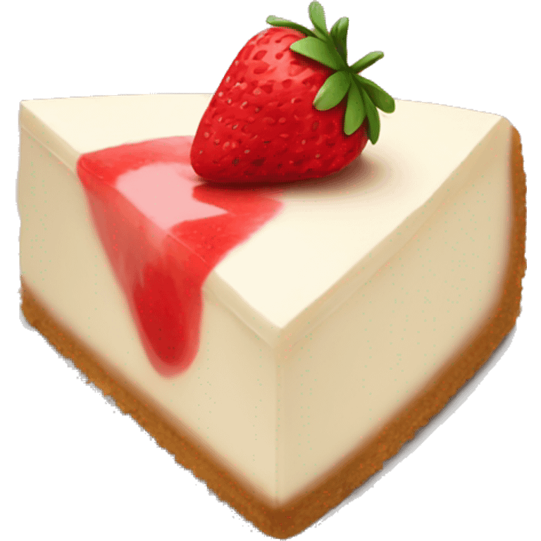 Strawberry cheesecake  emoji