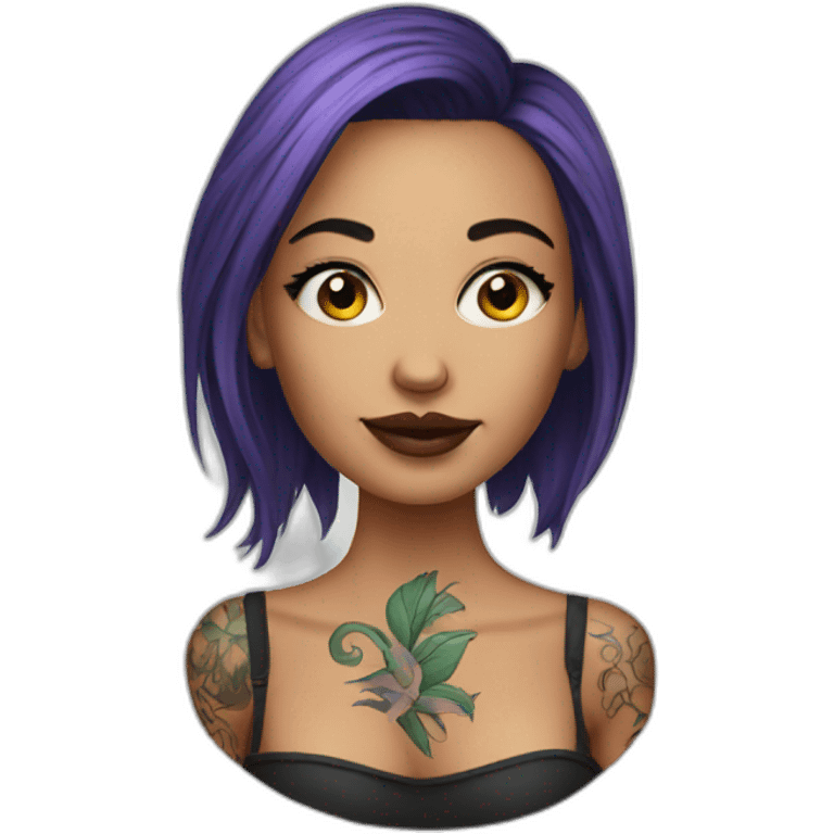 Tattoo girl emoji