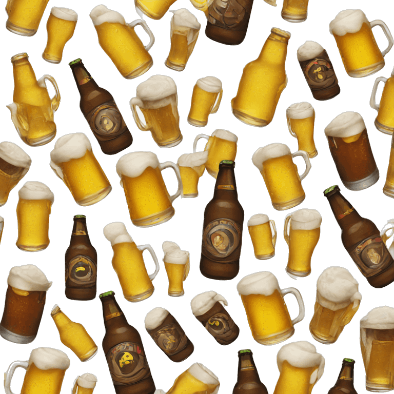 Beer olympics emoji