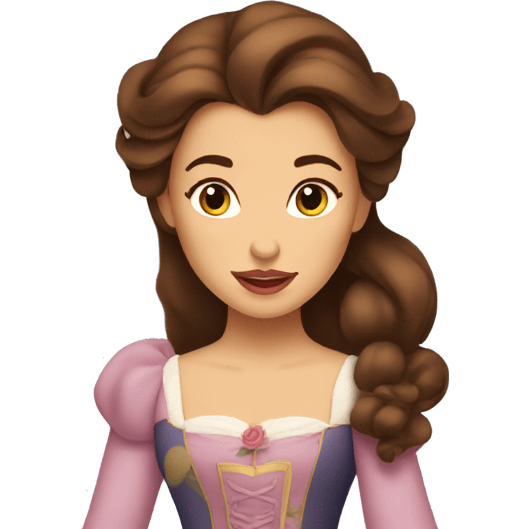 beauty and the beast belle emoji