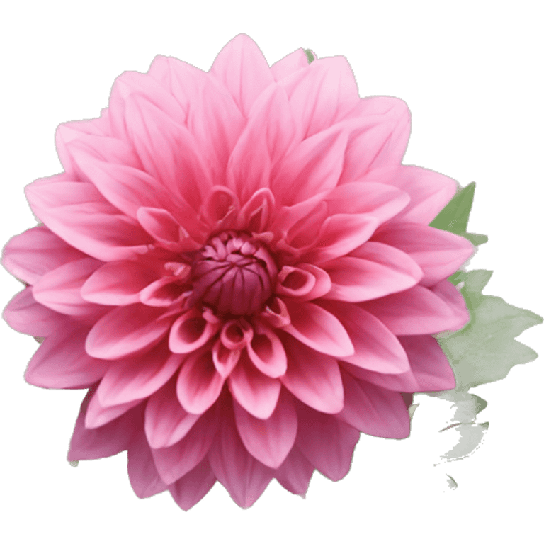 Dahlia flower emoji