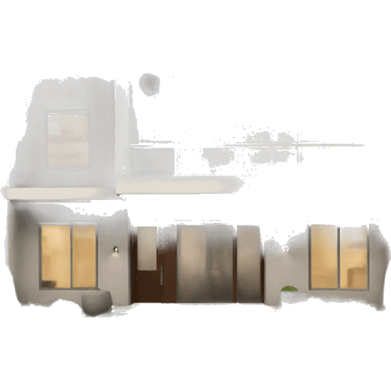 Contemporary modern looking home emoji