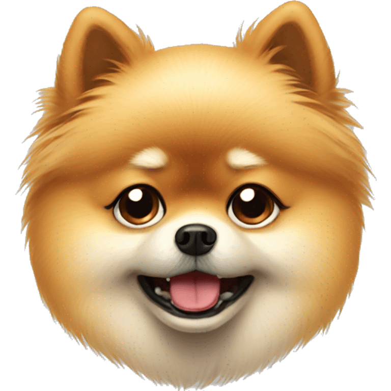 Sad pomeranian crying emoji