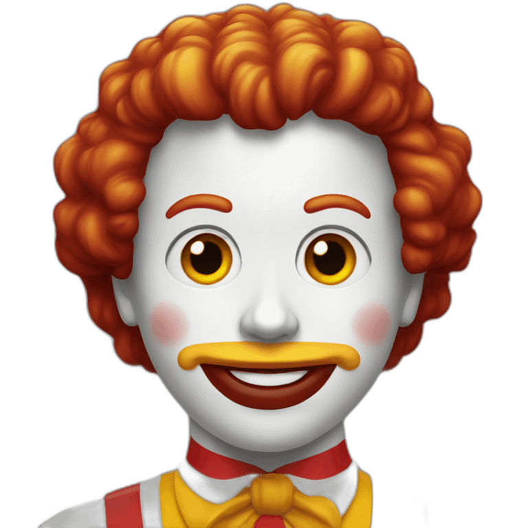 Ronald McDonald emoji