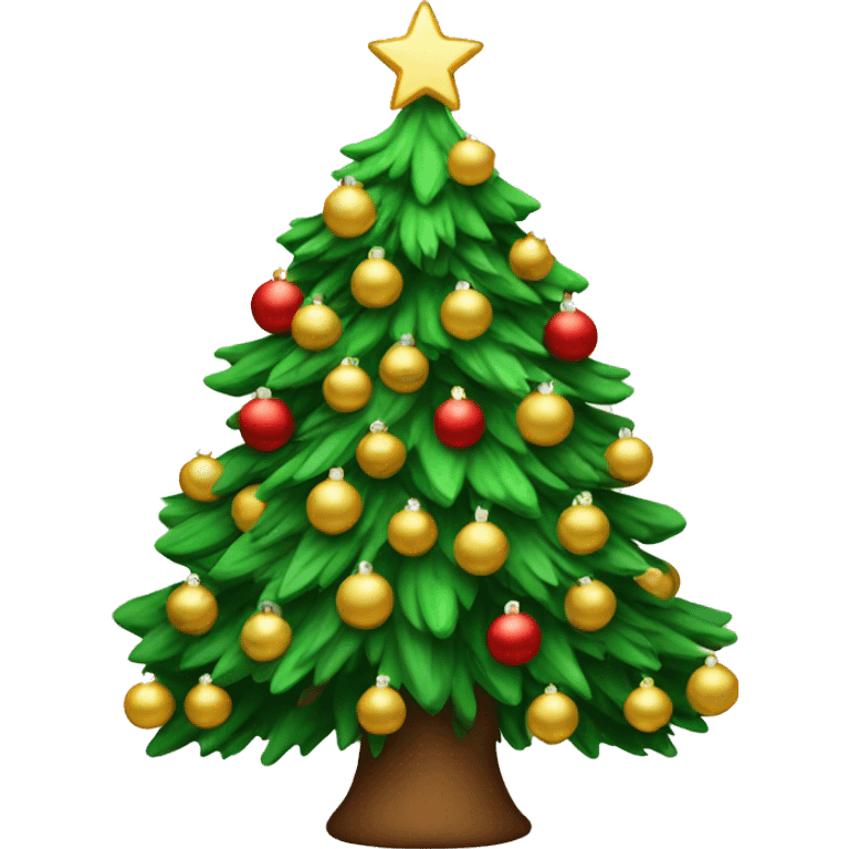 Aesthetic Christmas tree emoji