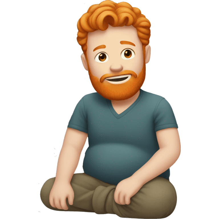 Pregnant ginger man emoji