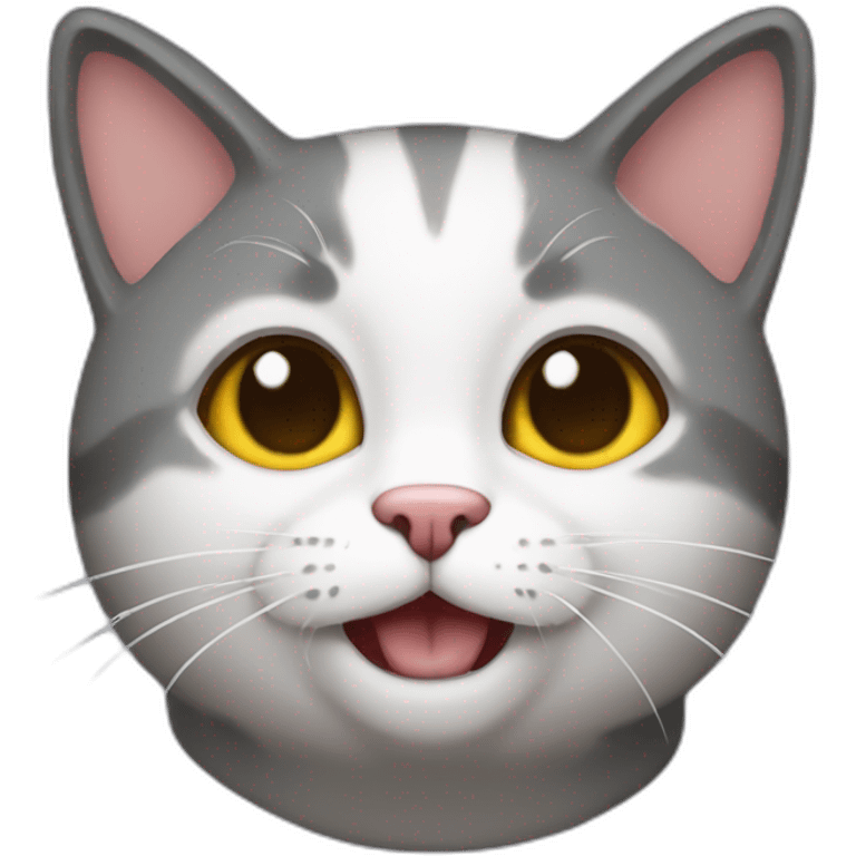 Un gato orinando  emoji