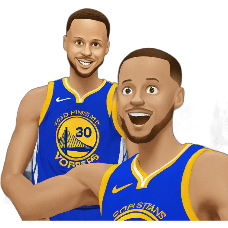 Steph curry in a club emoji