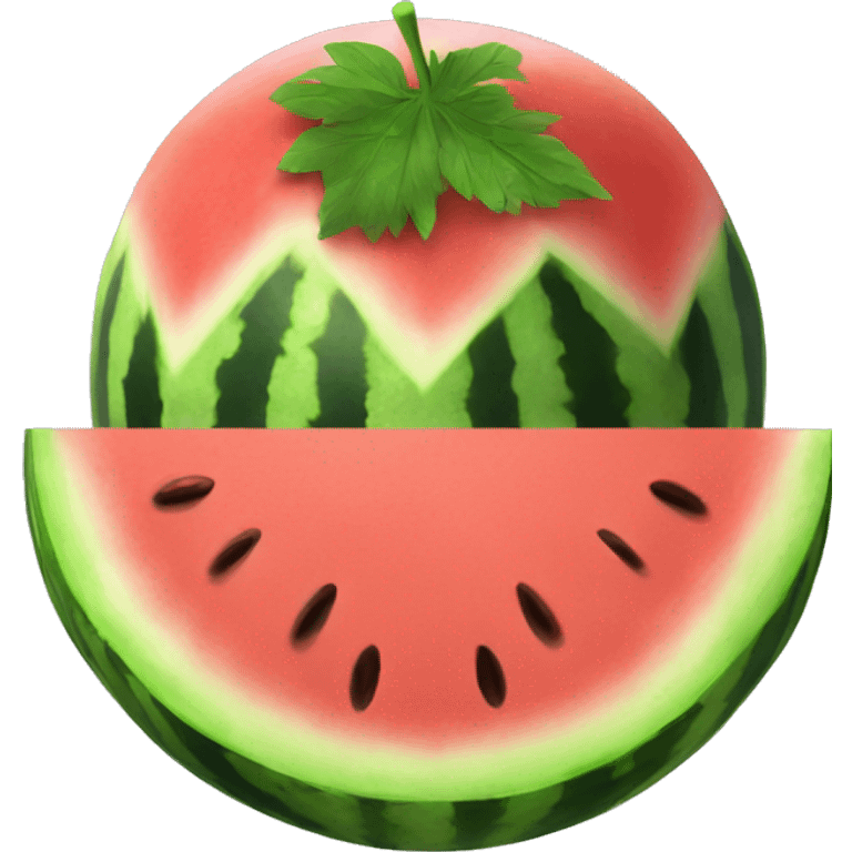 watermelon forbidden emoji