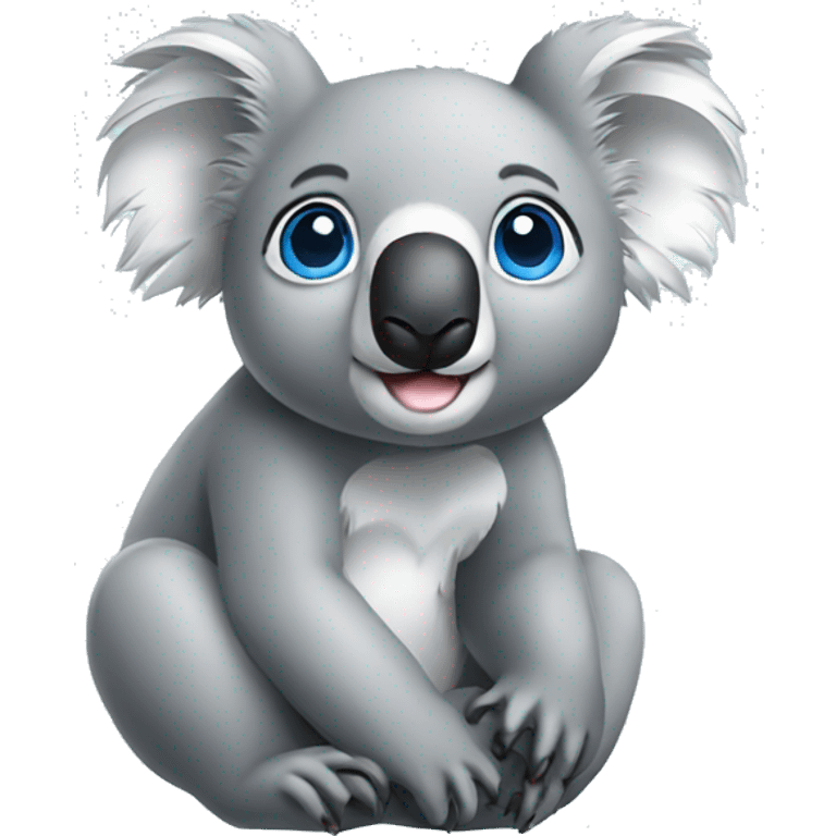 koala with blue eyes emoji