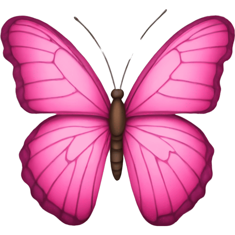 Pink butterfly  emoji