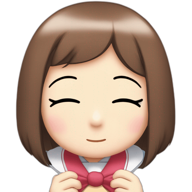 Doraemon kiss Minamoto Shizuka emoji