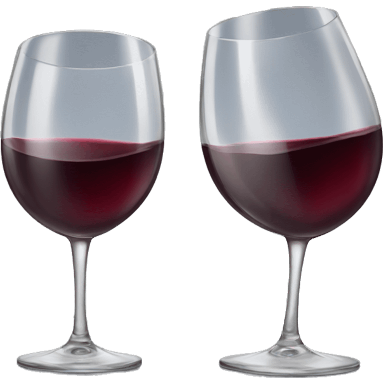 red wine glass cheering emoji