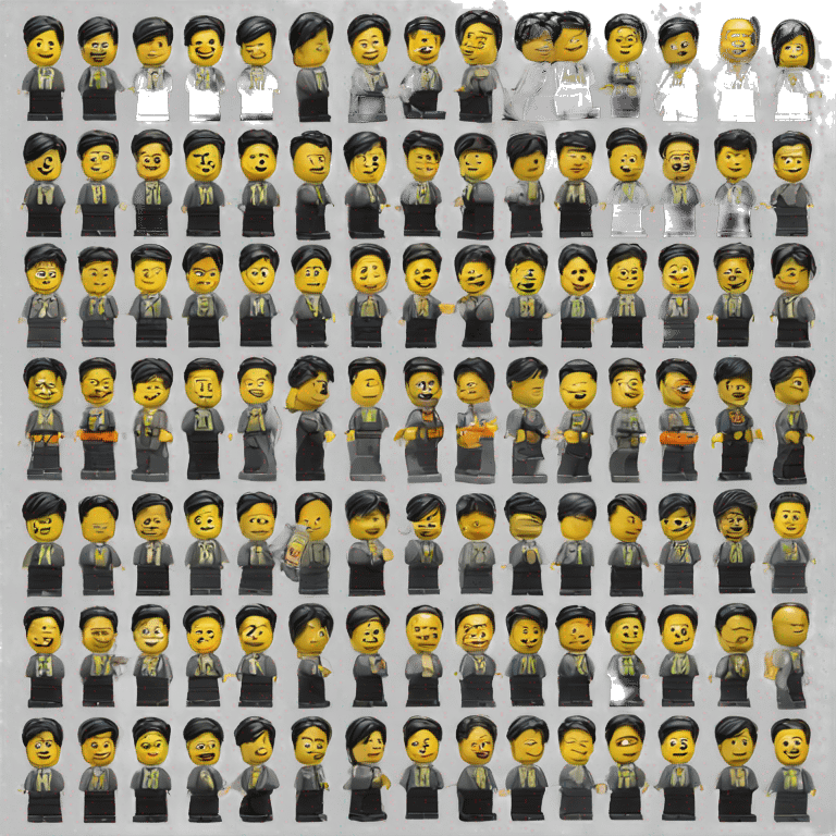 Lego Asian business emoji