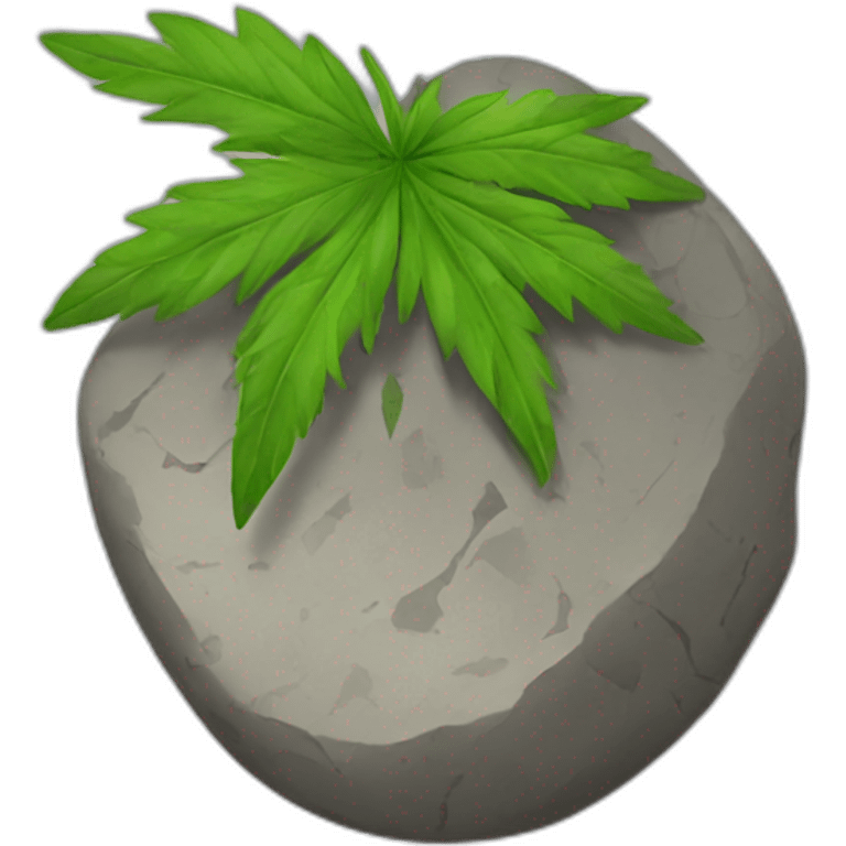 stone-after-weed emoji