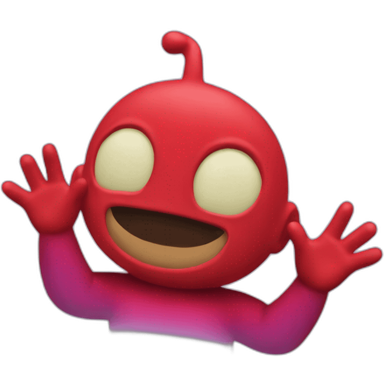 The teletubbies red emoji