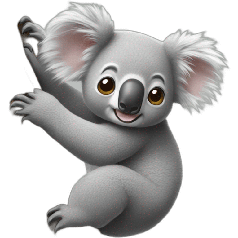 koala squishing bug emoji