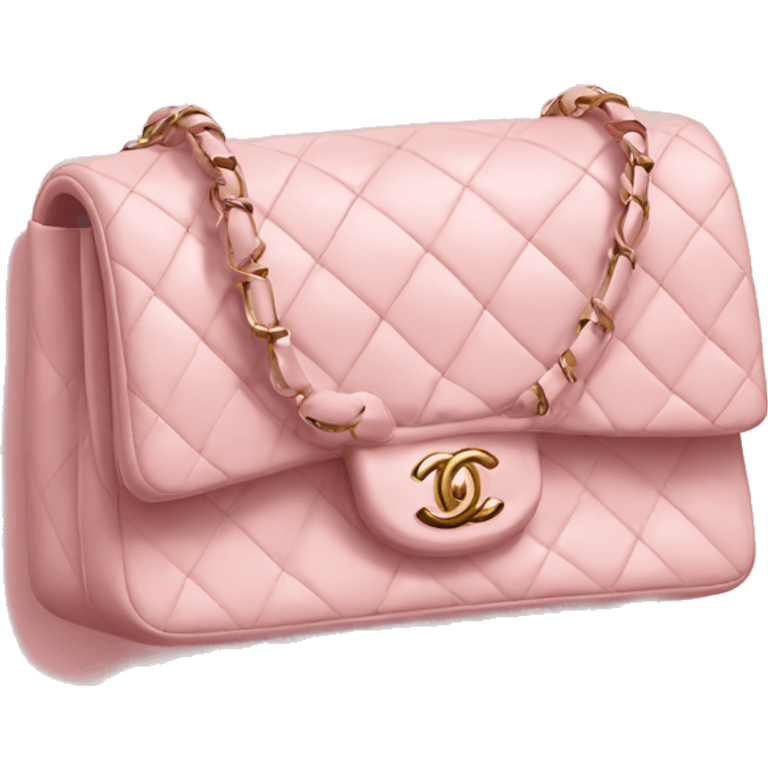 Light pink Chanel bag emoji