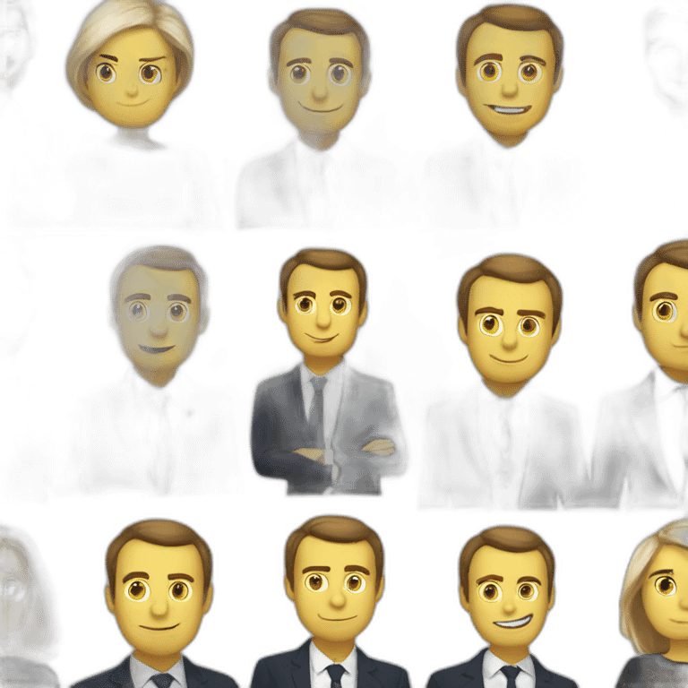 Macron sur Brigitte emoji