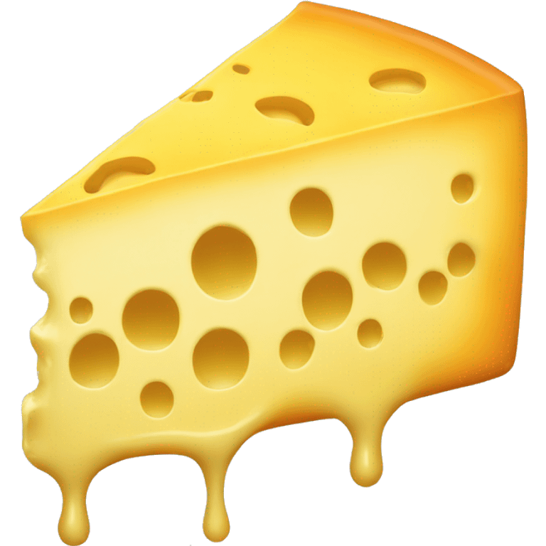 Drippy cheese emoji