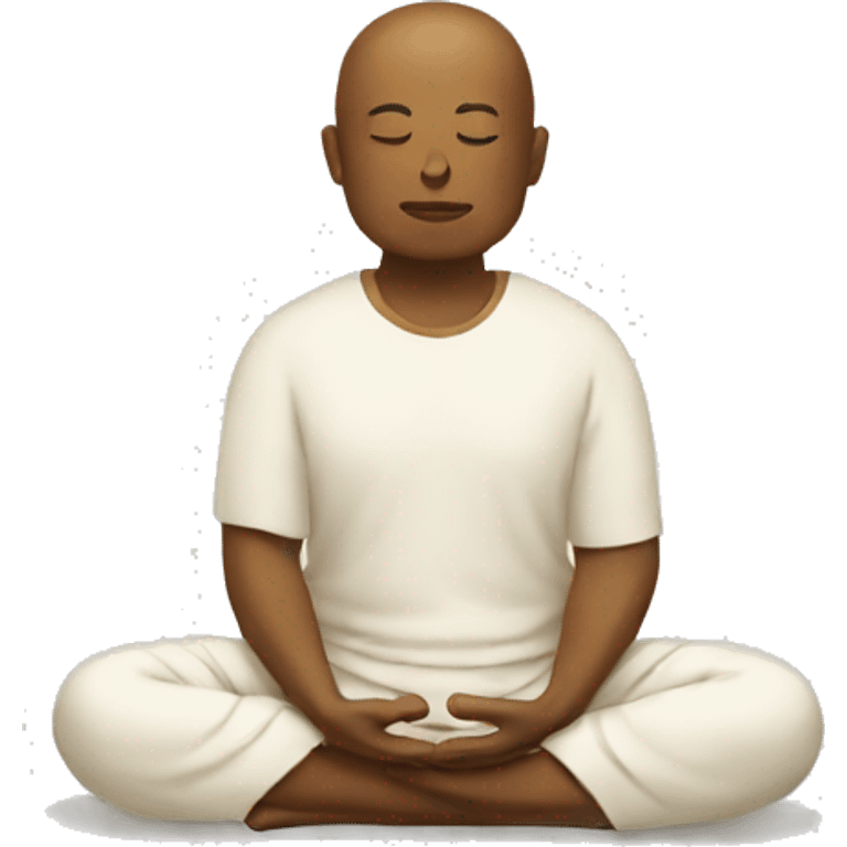 meditation emoji