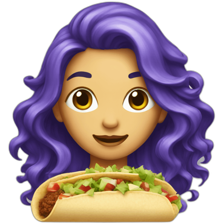 mermaid taco emoji