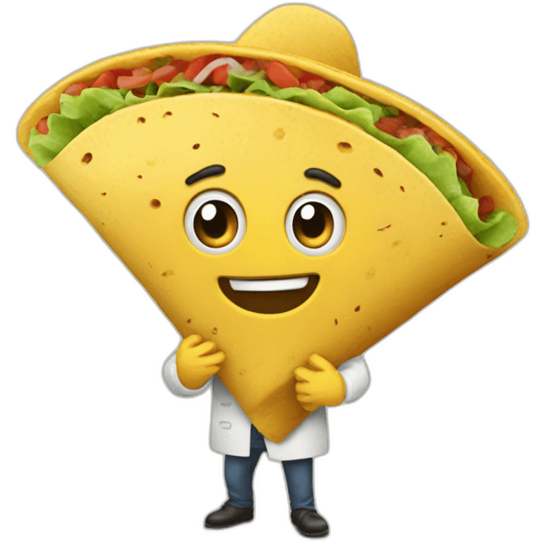 Caca dans un tacos emoji