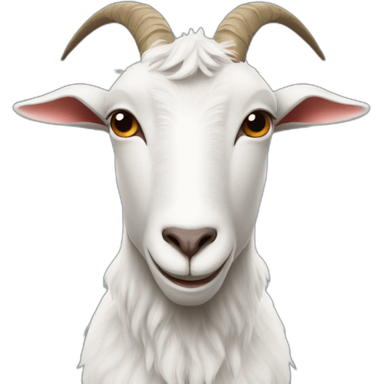 Goat with Ronaldo head emoji