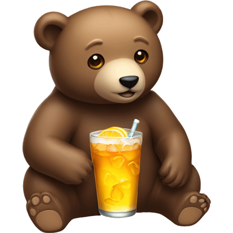 Bear drink cofre emoji